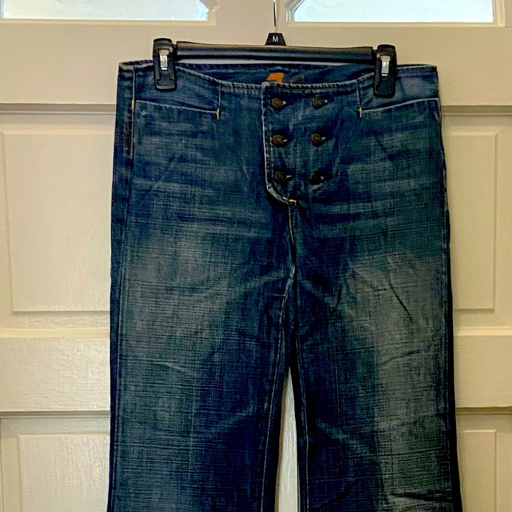 Front SIX button Flare Seven for All Mankind